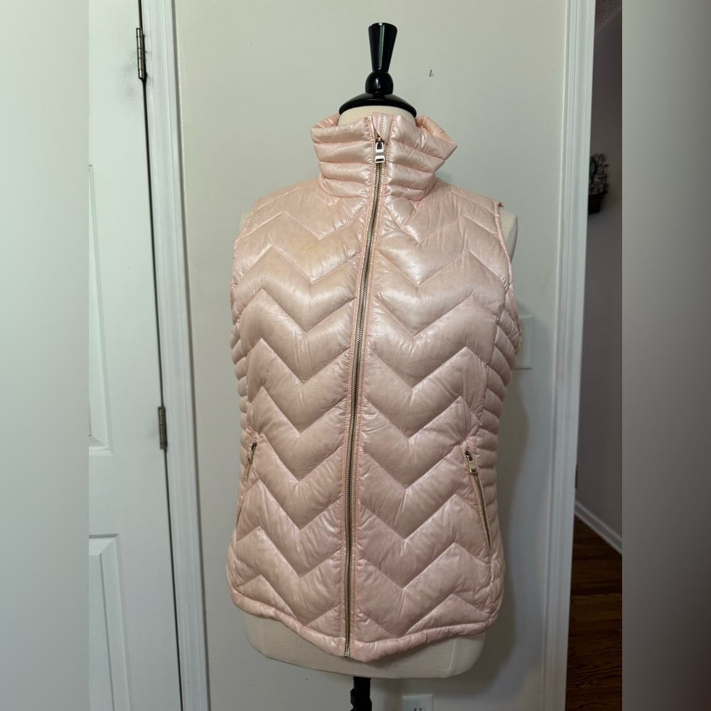Calvin Klein Light Pink Quilted Vest